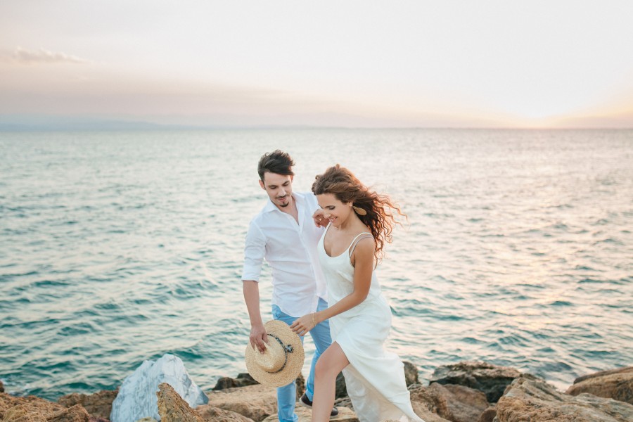 Romantic pre-wedding photography - Dimitris & Voula