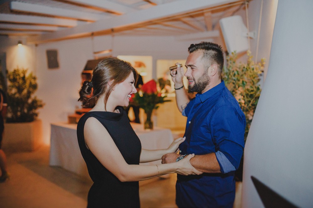 Greece  Mykonos pre-wedding photoshoot  